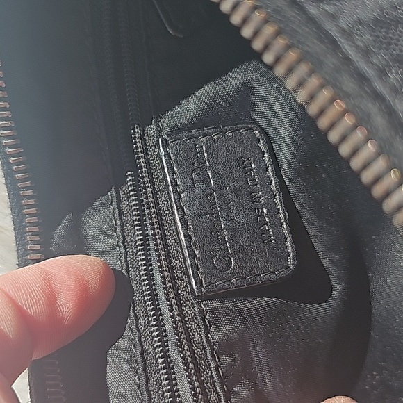 DiorAuthentic DIOR Diorissimo Black Scallop Shoulder Bag - Picture 6 of 7